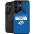 NFL Los Angeles Rams Blue Performance Series Galaxy S24 Plus Kickstand Case